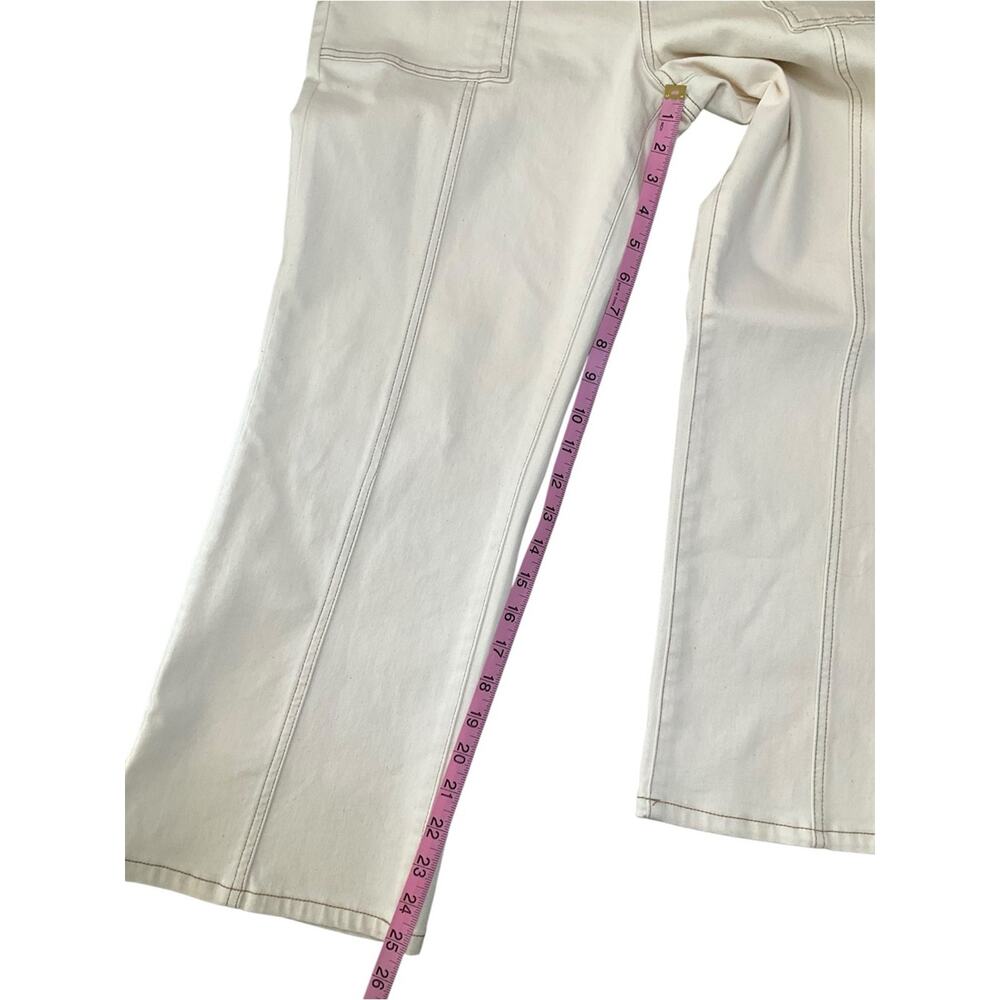 Liverpool Womens Hannah Crop Flare Utility Pants Size 12 NWT - Picture 8 of 11